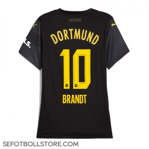 Borussia Dortmund Julian Brandt #10 Replika Bortatröja Dam 2024-25 Kortärmad